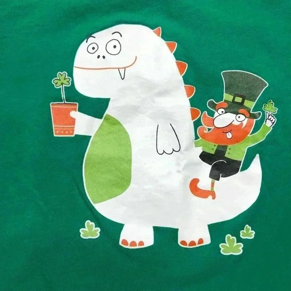 Rabbit Skins St. Patrick’s  Day T-Shirt Green 3T - Picture 3 of 16